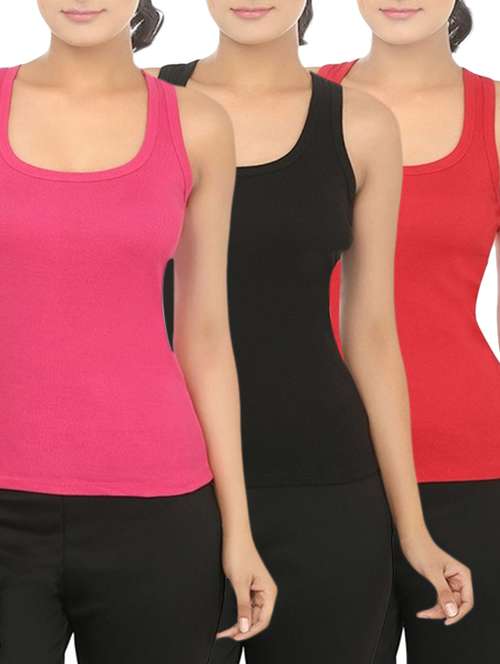 set of 3 multicolored cotton tees - 12576972 -  Standard Image - 0