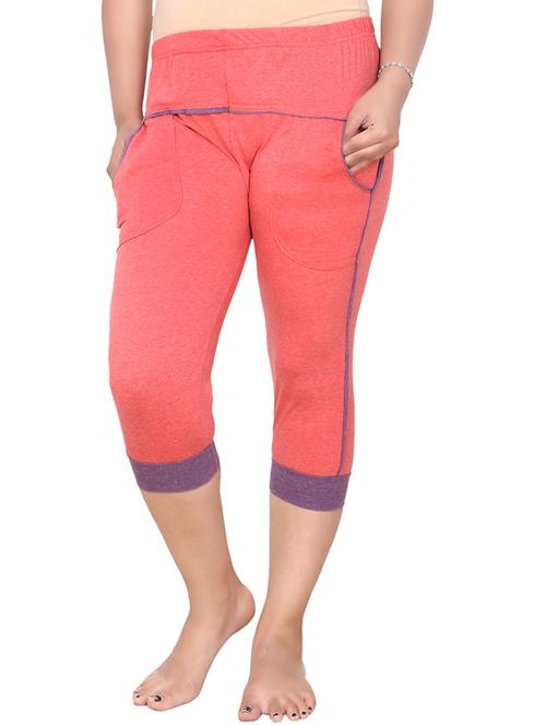 orange cotton capri - 12578914 -  Standard Image - 0