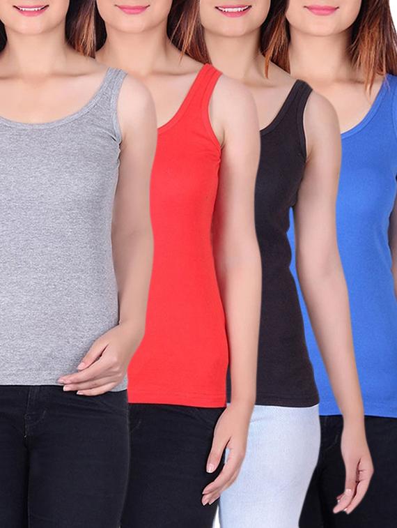 women's solid tank tee - 12580657 - Zoom Image - 0