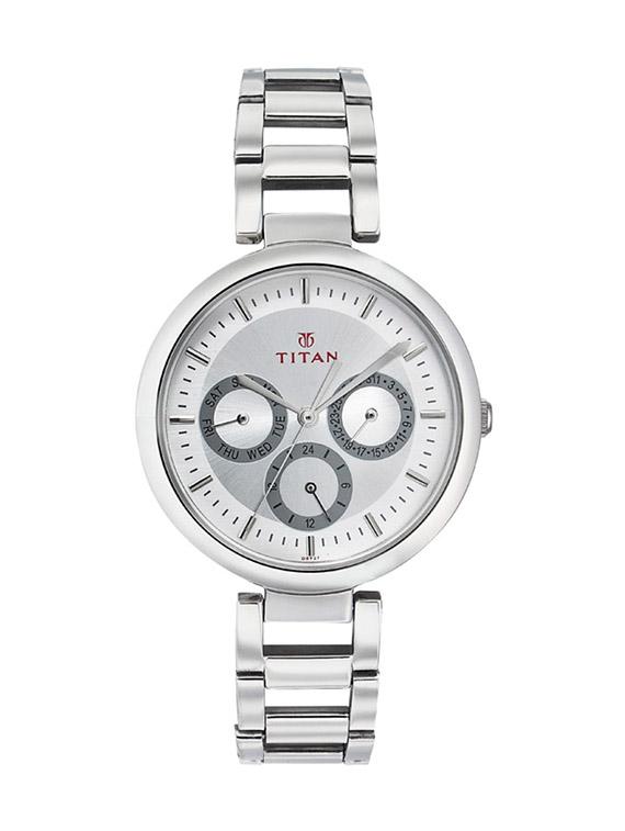 titan 2480sm03 tagged analog watch - for women