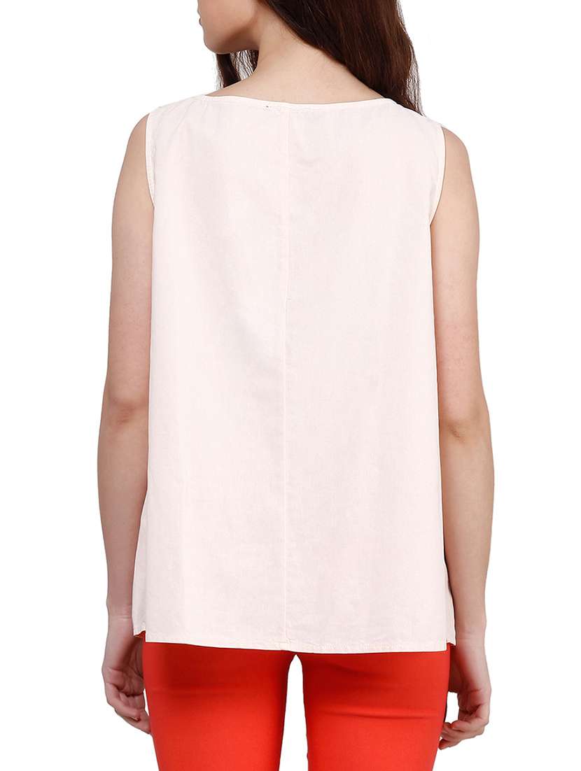 criss cross lace up detail top - 12588390 -  Standard Image - 2