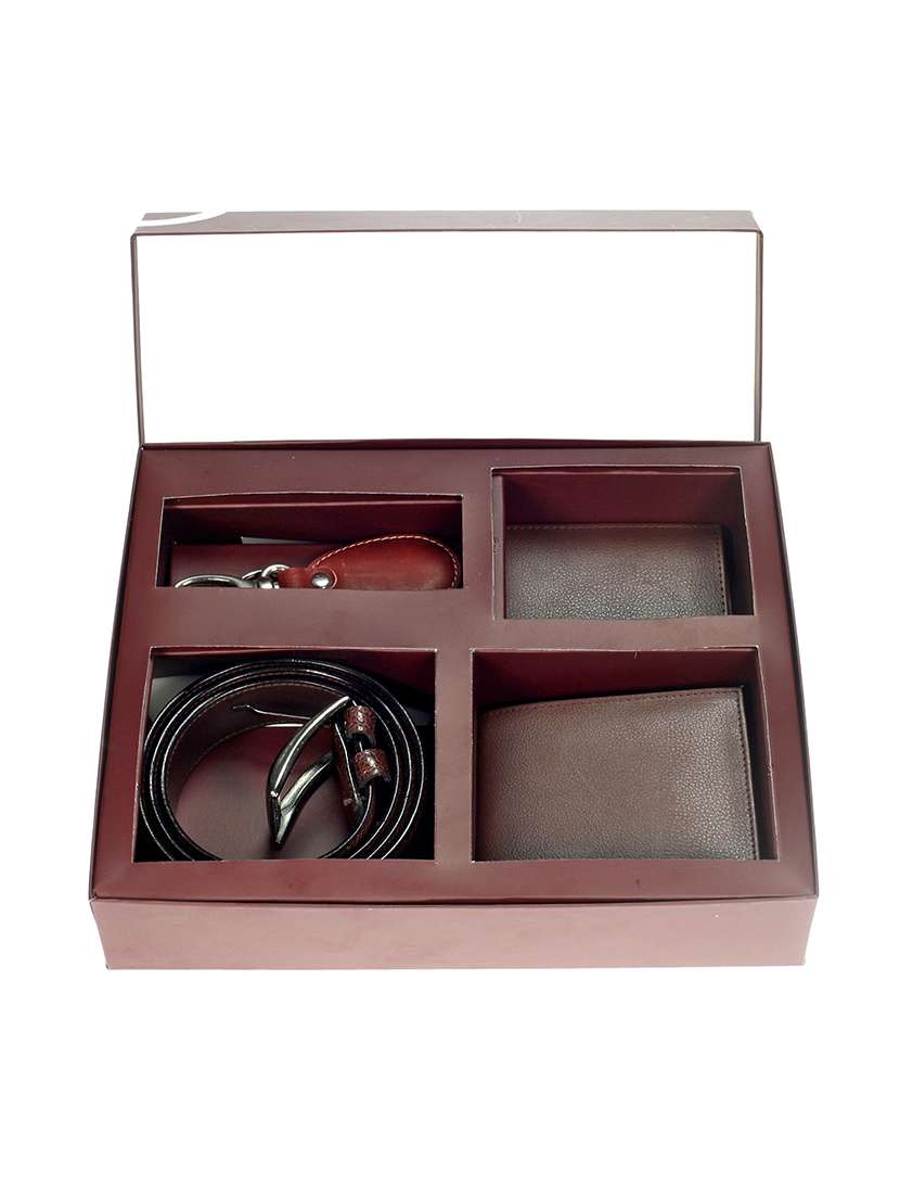 brown leather wallet