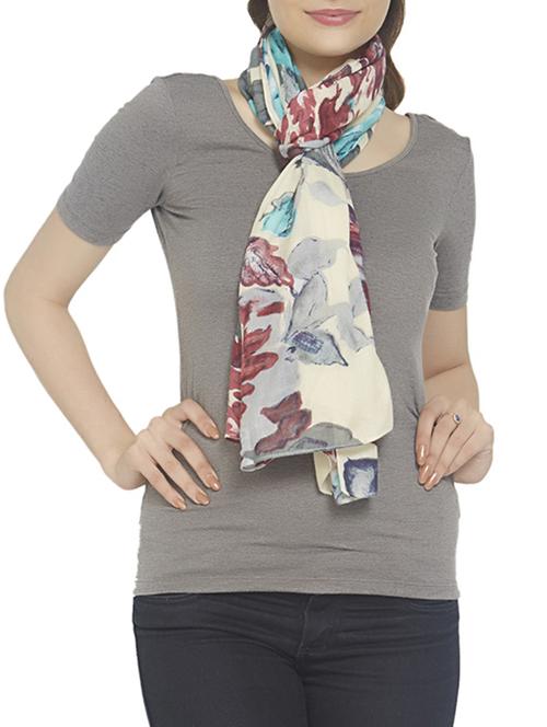 beige viscose scarf - 12589579 -  Standard Image - 0