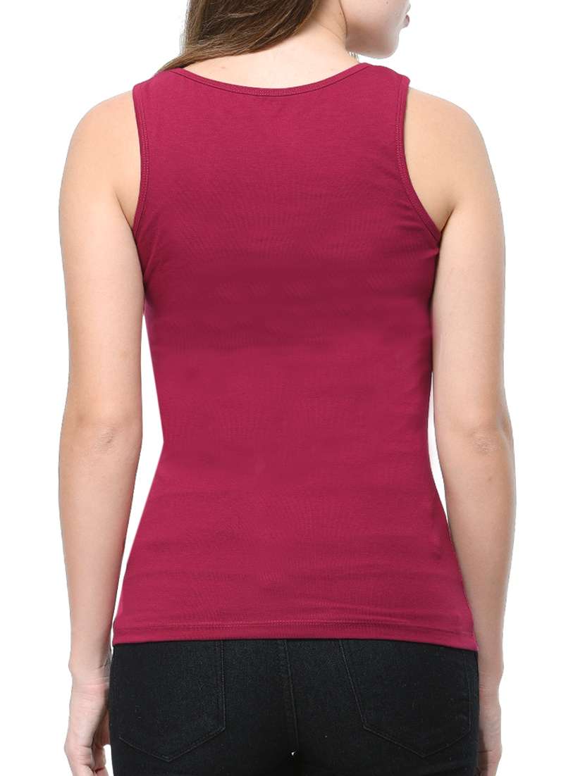 sleeveless solid tank tee - 12593624 -  Standard Image - 2