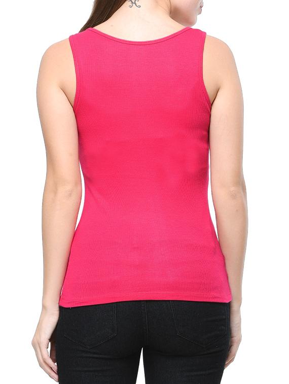 pink viscose tank top - 12593635 - Standard Image - 2