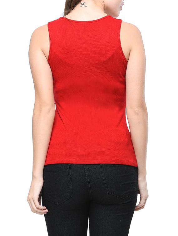 red viscose tank top - 12593636 - Standard Image - 2