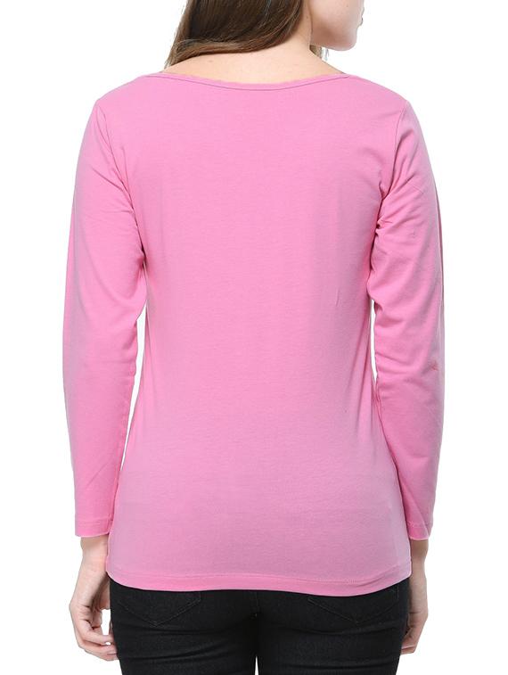 pink cotton regular tshirt - 12593649 - Standard Image - 2