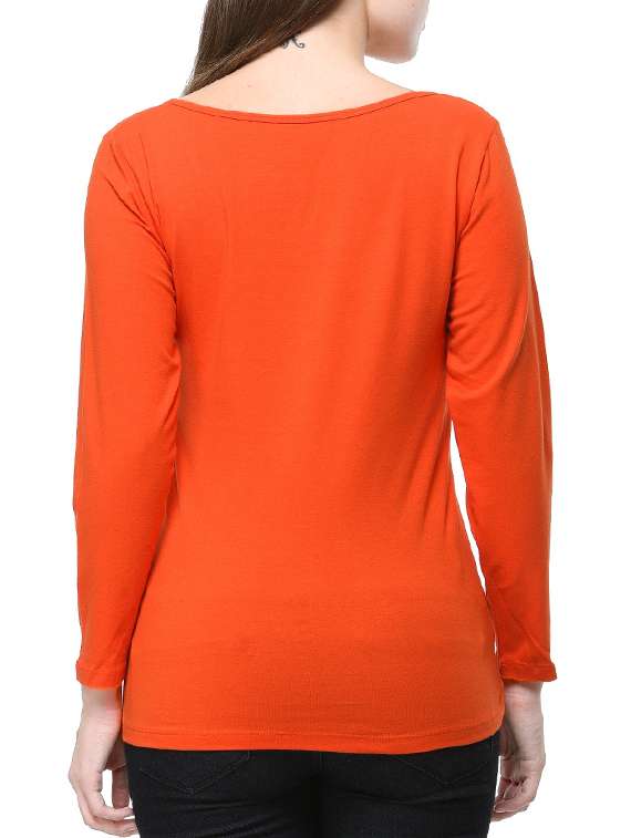 orange cotton regular tshirt - 12593656 -  Standard Image - 2