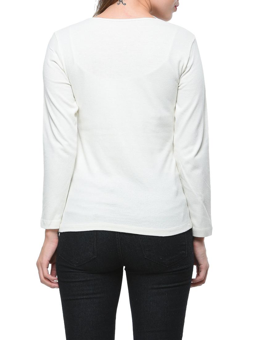 white cotton tee - 12593676 - Standard Image - 2