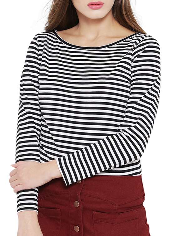 black cotton regular tshirt