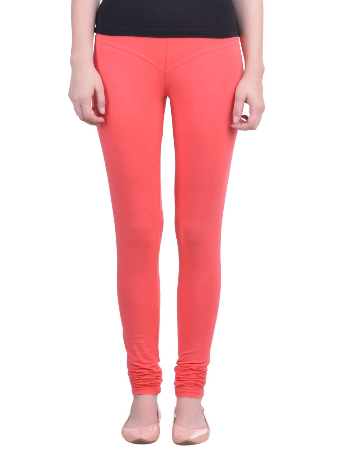 pink cotton leggings