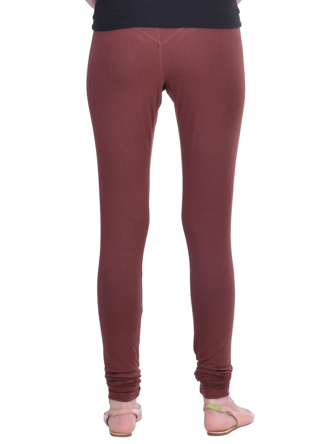 brown cotton leggings - 12780926 - Standard Image - 2