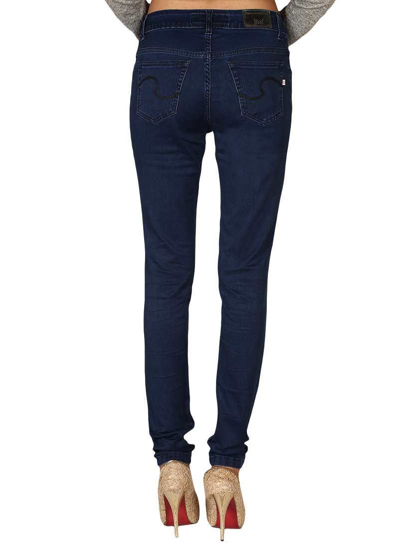 women's plain slim fit jeans - 12785023 - Standard Image - 2