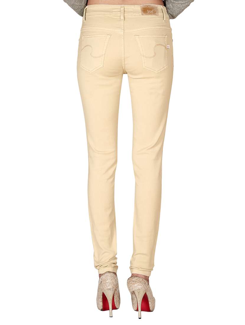 women's plain slim fit jeans - 12785027 - Standard Image - 2
