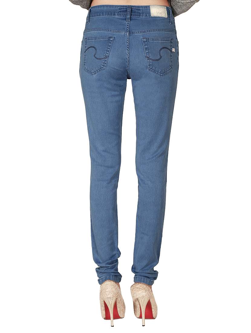 women's plain slim fit jeans - 12785028 - Standard Image - 2
