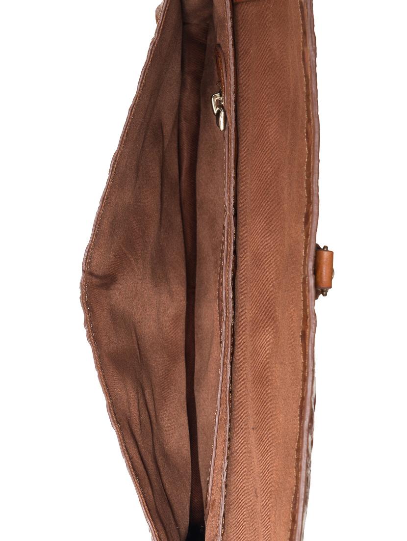 brown leather clutch - 12785201 - Standard Image - 2
