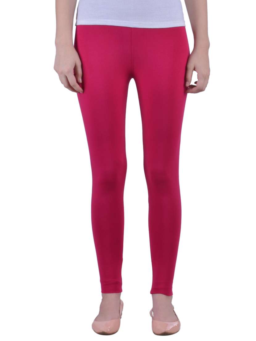 pink cotton lycra legging