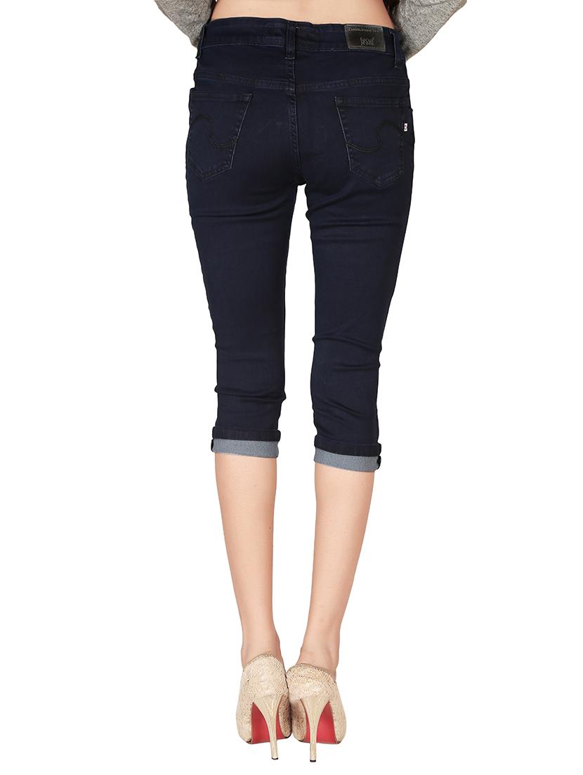 dark blue denim capri - 12788225 - Standard Image - 2