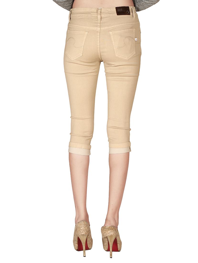 beige denim capri - 12788226 - Standard Image - 2