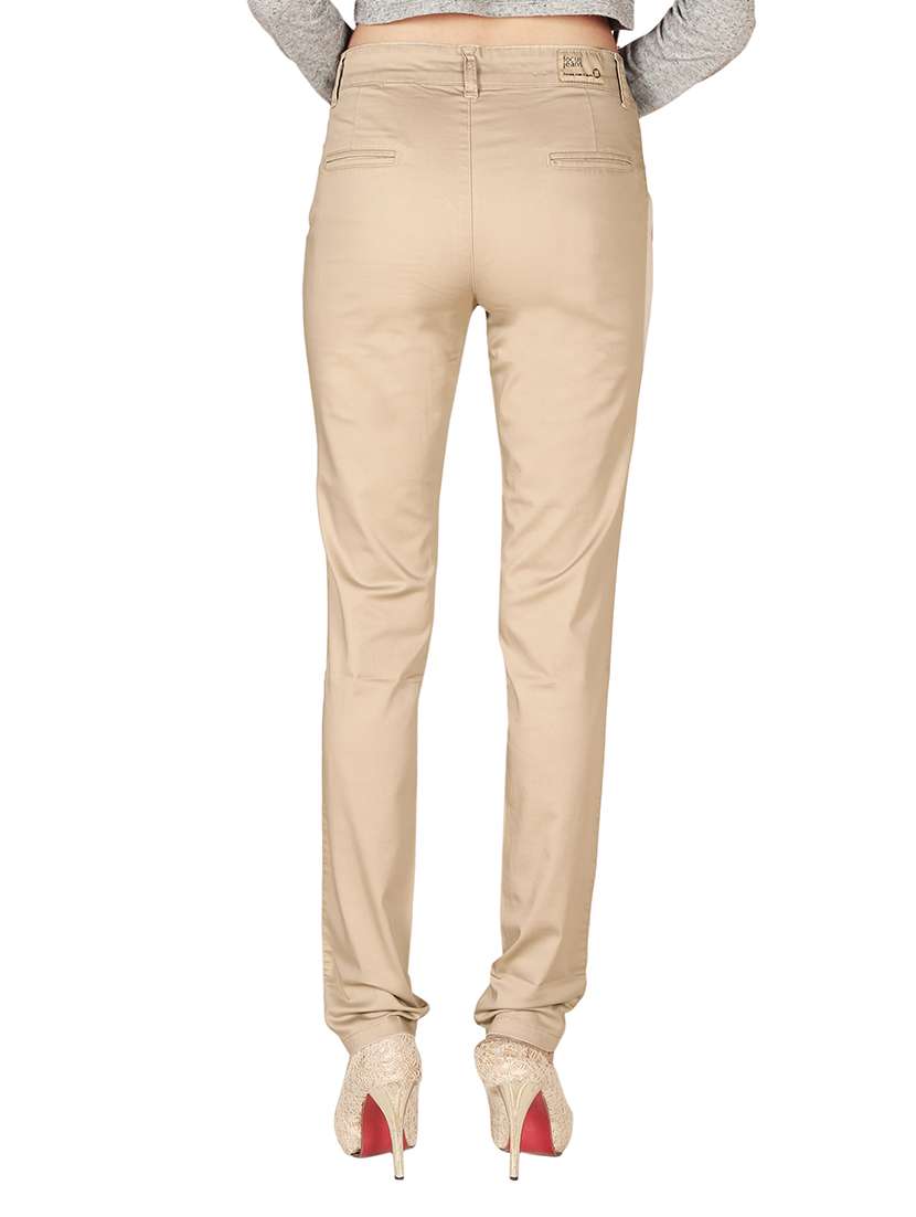 Beige Cotton Chinos - 12788610 -  Standard Image - 2