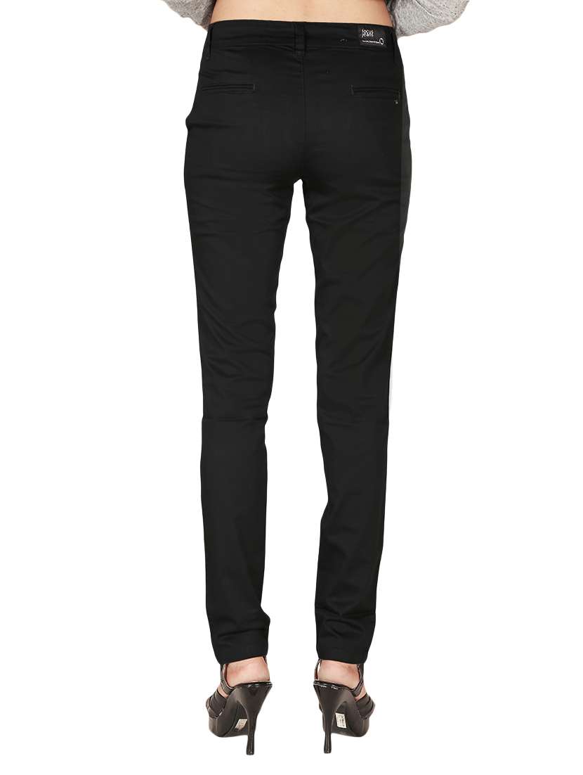 black cotton chinos - 12788611 -  Standard Image - 2