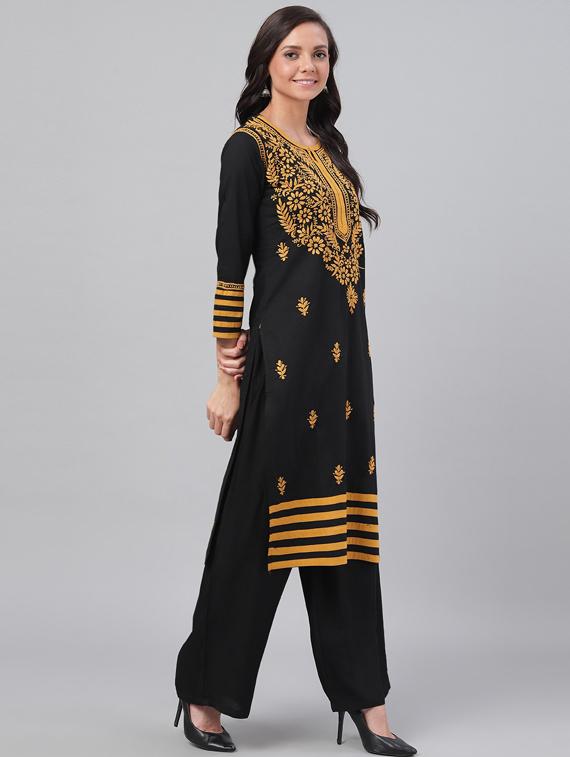 women's straight kurta - 12788691 - Standard Image - 2
