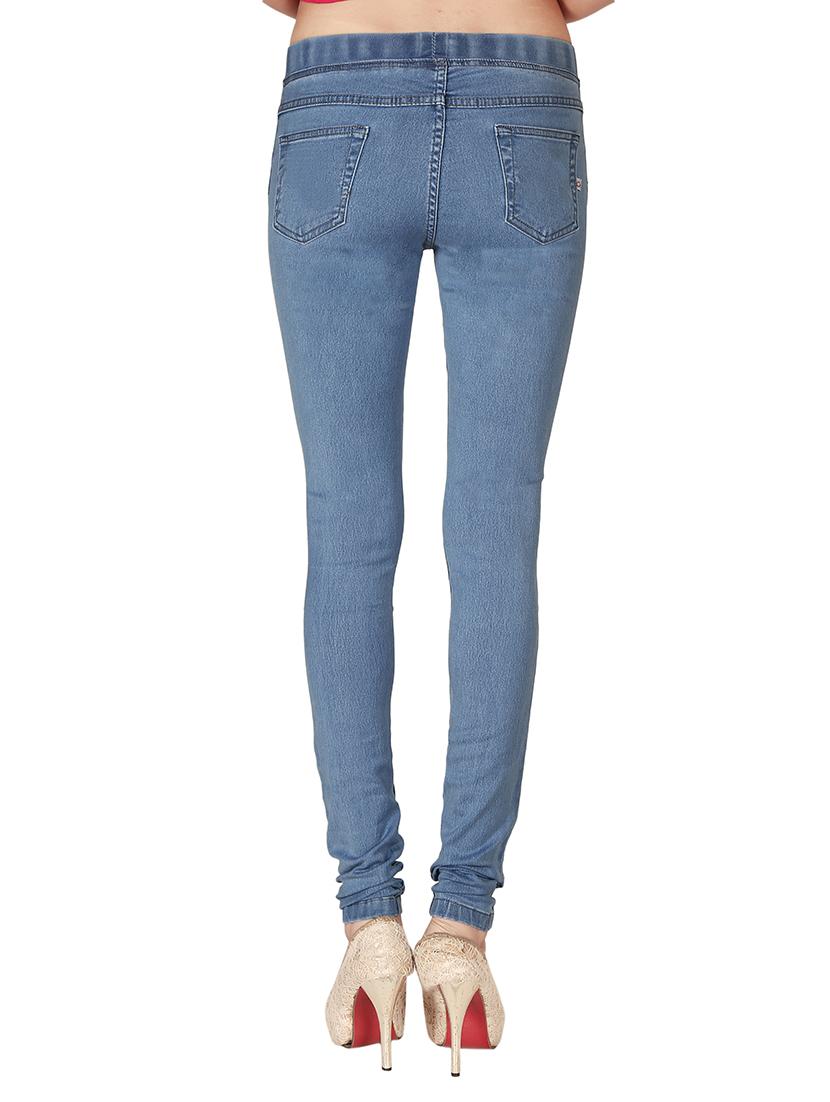 light blue denim jeggings - 12790866 - Standard Image - 2