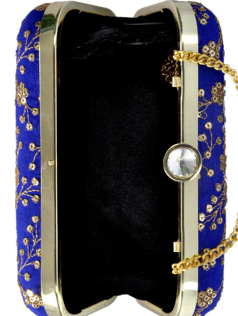 blue cotton clutch - 12791239 - Standard Image - 2
