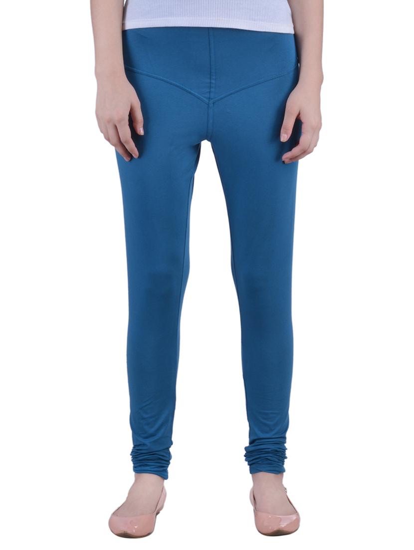blue cotton leggings - 12792227 -  Zoom Image - 0