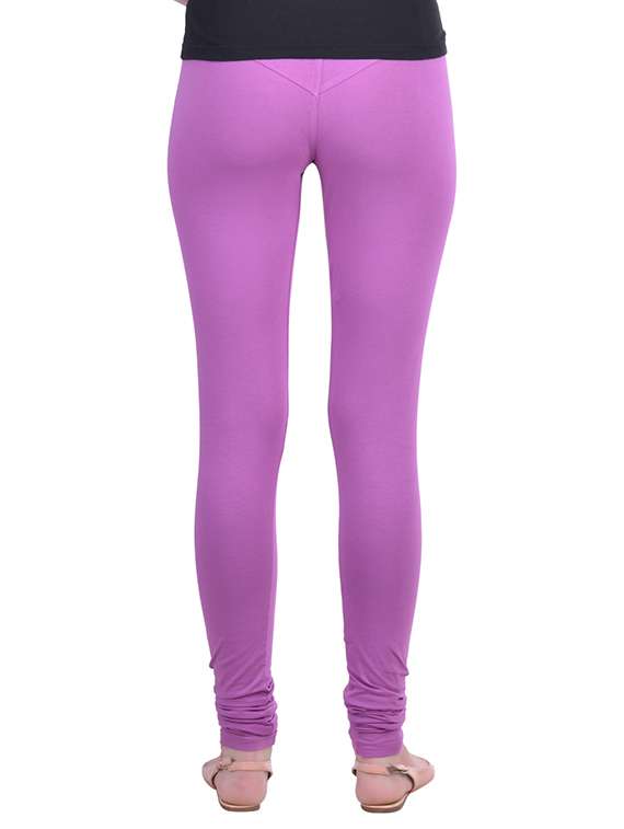 purple cotton lycra full length legging - 12792244 -  Standard Image - 2