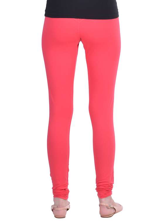 pink cotton lycra full length legging - 12792245 -  Standard Image - 2