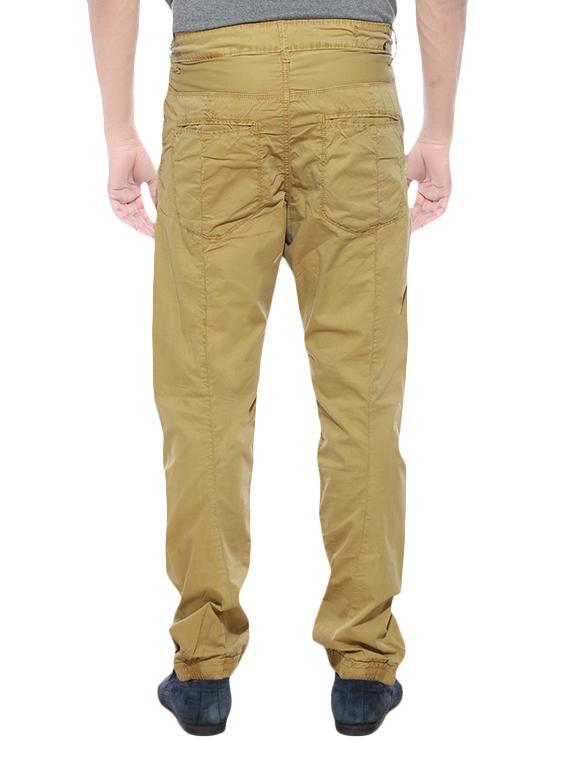 mufti mens khaki sports fit mid rise joggers - 12792525 - Standard Image - 2