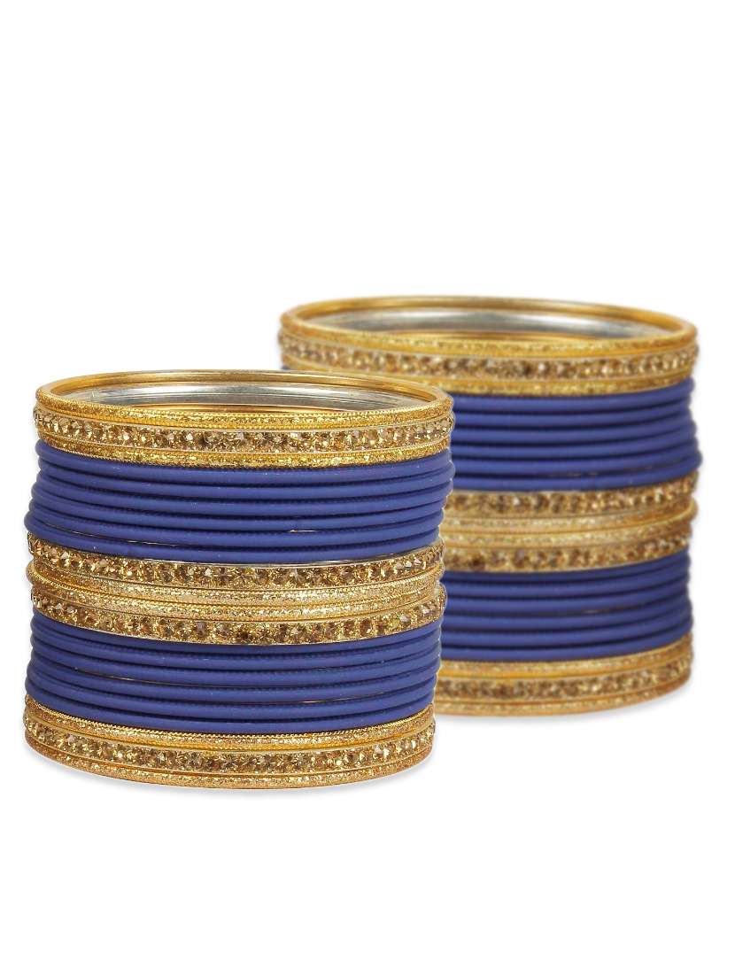 blue metal bangle