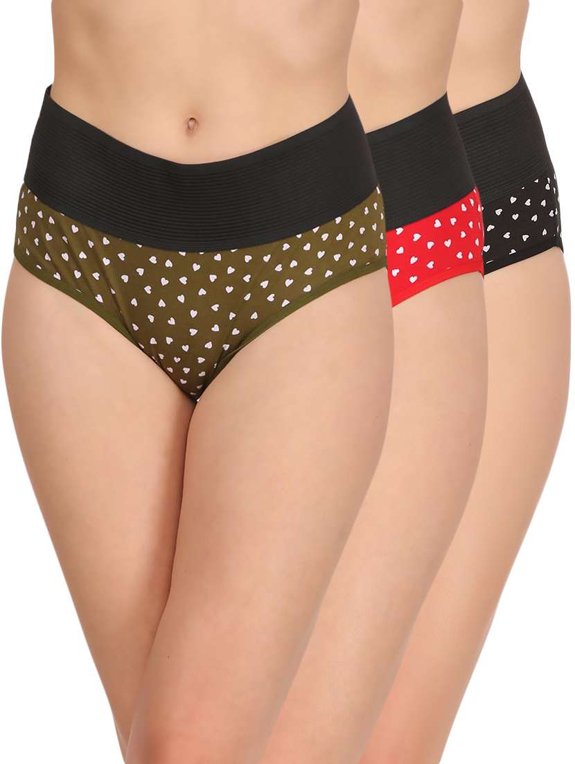 multi colored cotton tummy tucker panties