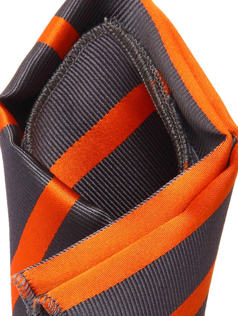 brown micro fiber pocketsquare - 12828949 - Standard Image - 2