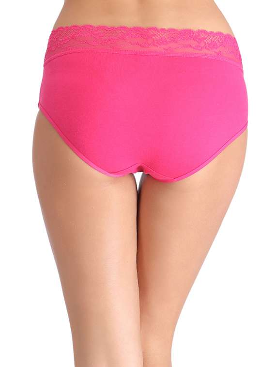 pink cotton hipster panty - 12832909 - Standard Image - 2