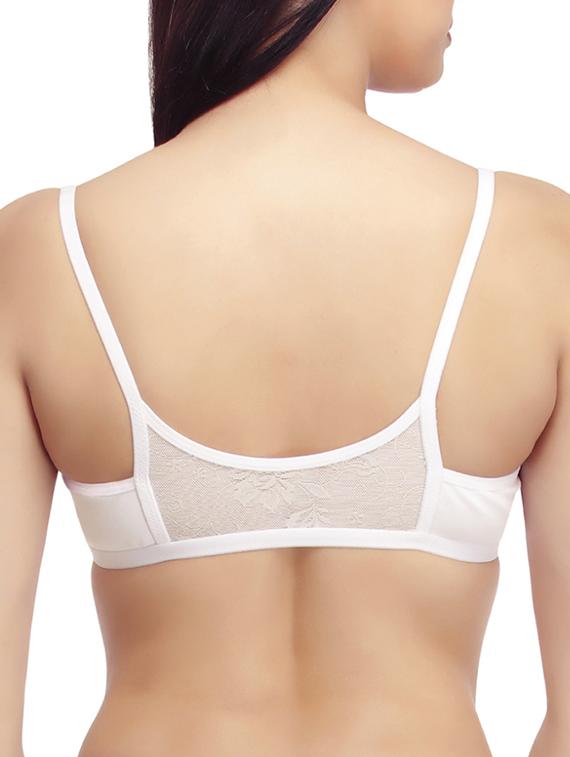 lace detail front open bra - 12832999 - Standard Image - 2