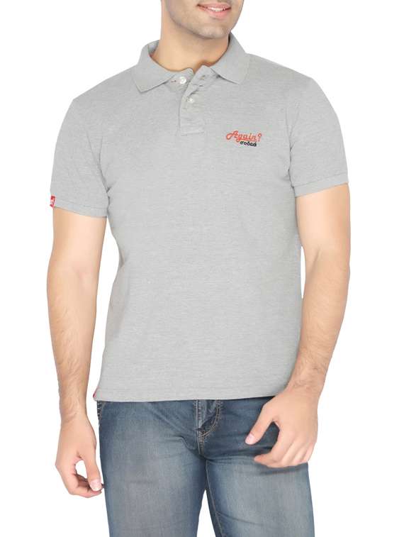 grey cotton t-shirt