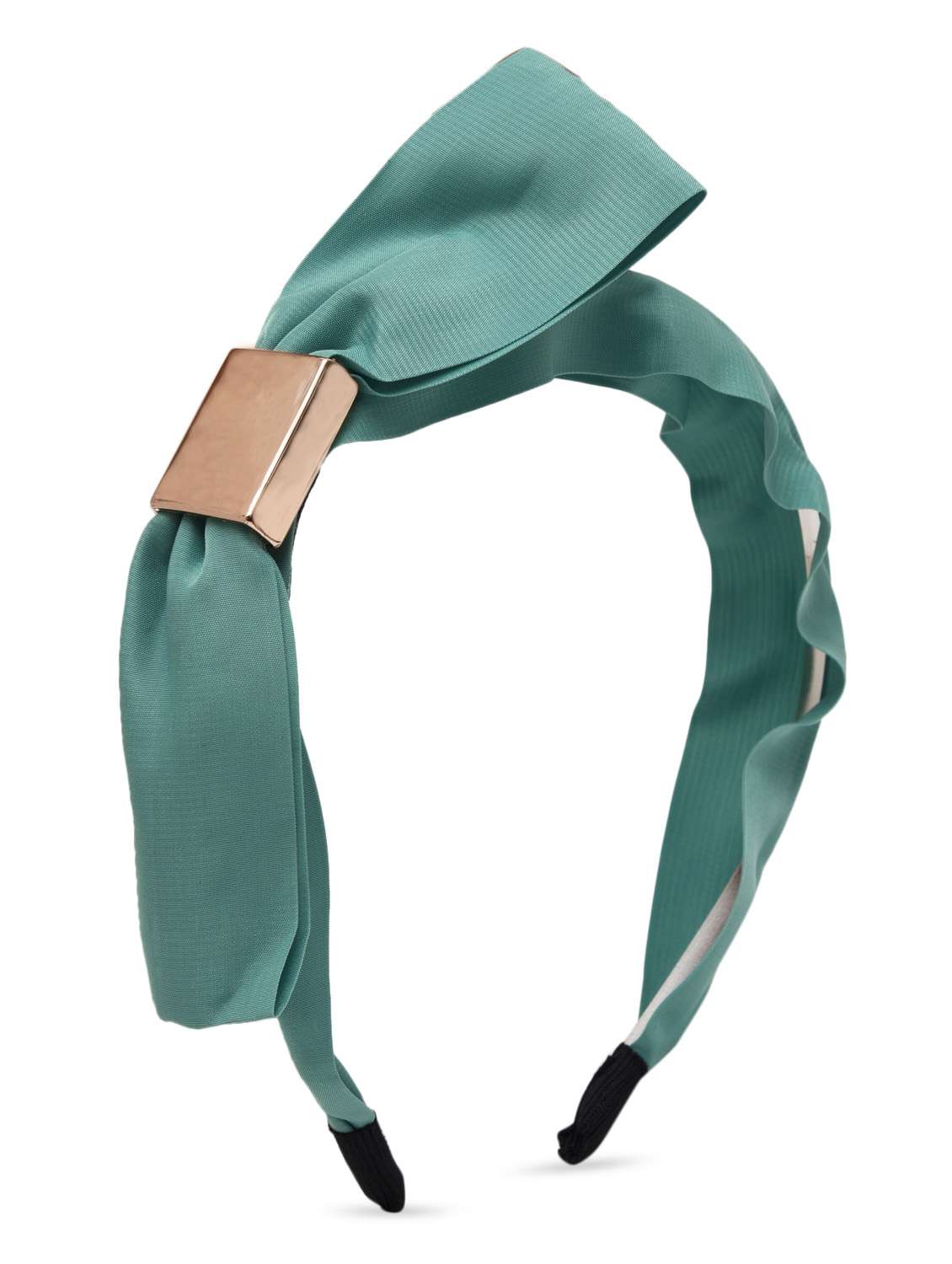 green embellished hairband