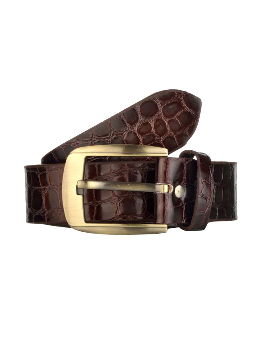 brown leather belt - 12883726 - Zoom Image - 0