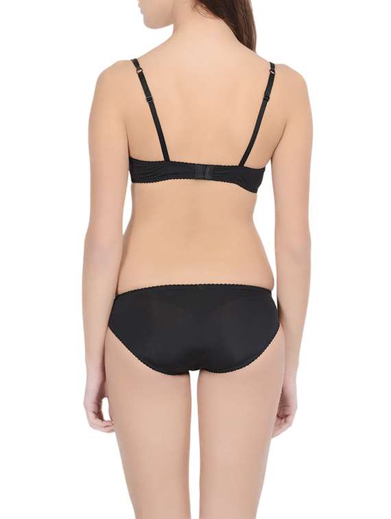 black nylon bras and panty set - 12888581 -  Standard Image - 2