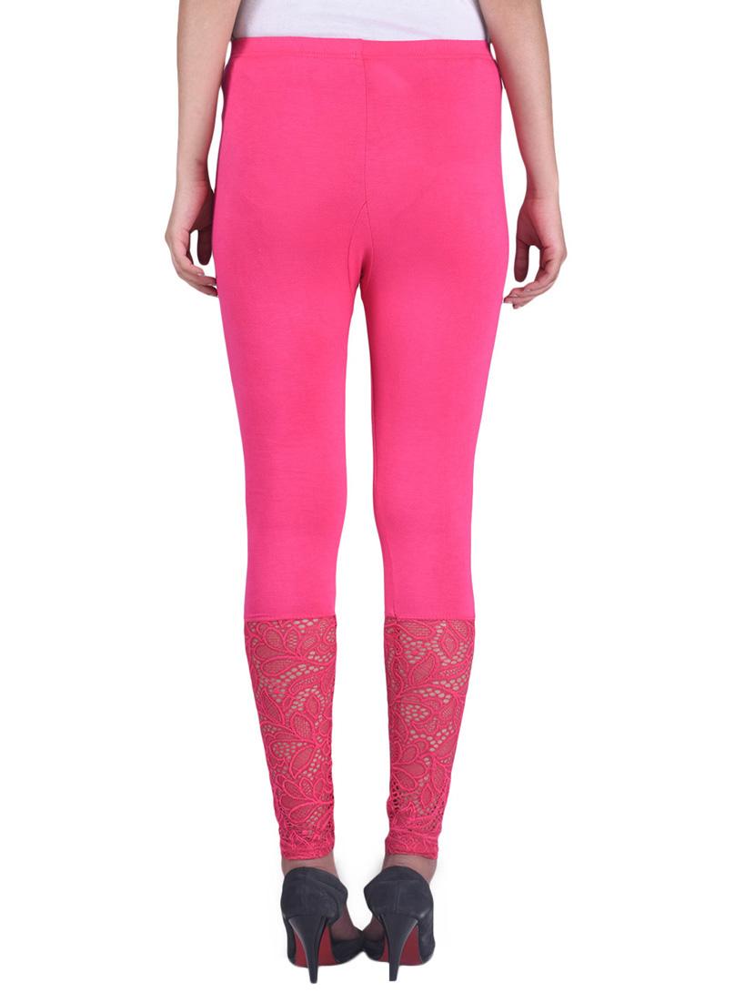 pink viscose leggings - 12891378 - Standard Image - 2