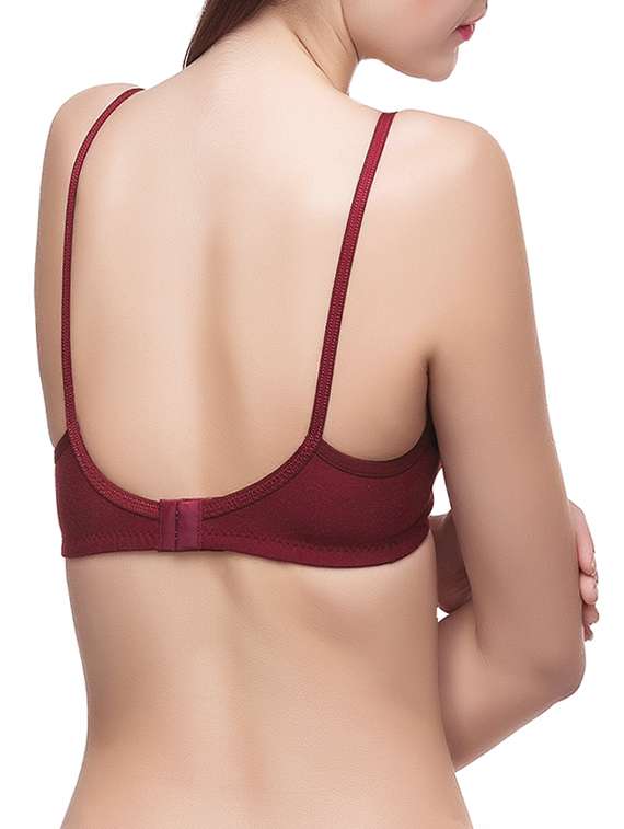 set of 3 floral patch bra  - 12894584 -  Standard Image - 2