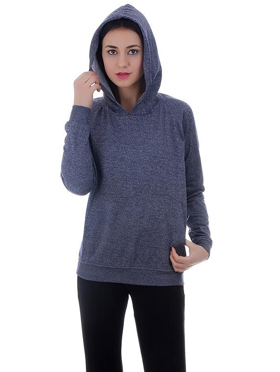 women's plain sweatshirt - 12895085 - Standard Image - 2