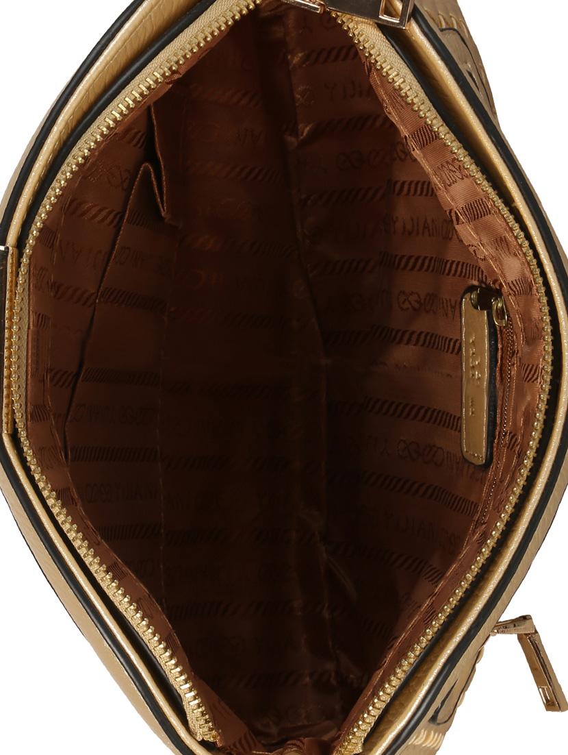 gold polyester sling bag - 12905428 - Standard Image - 2