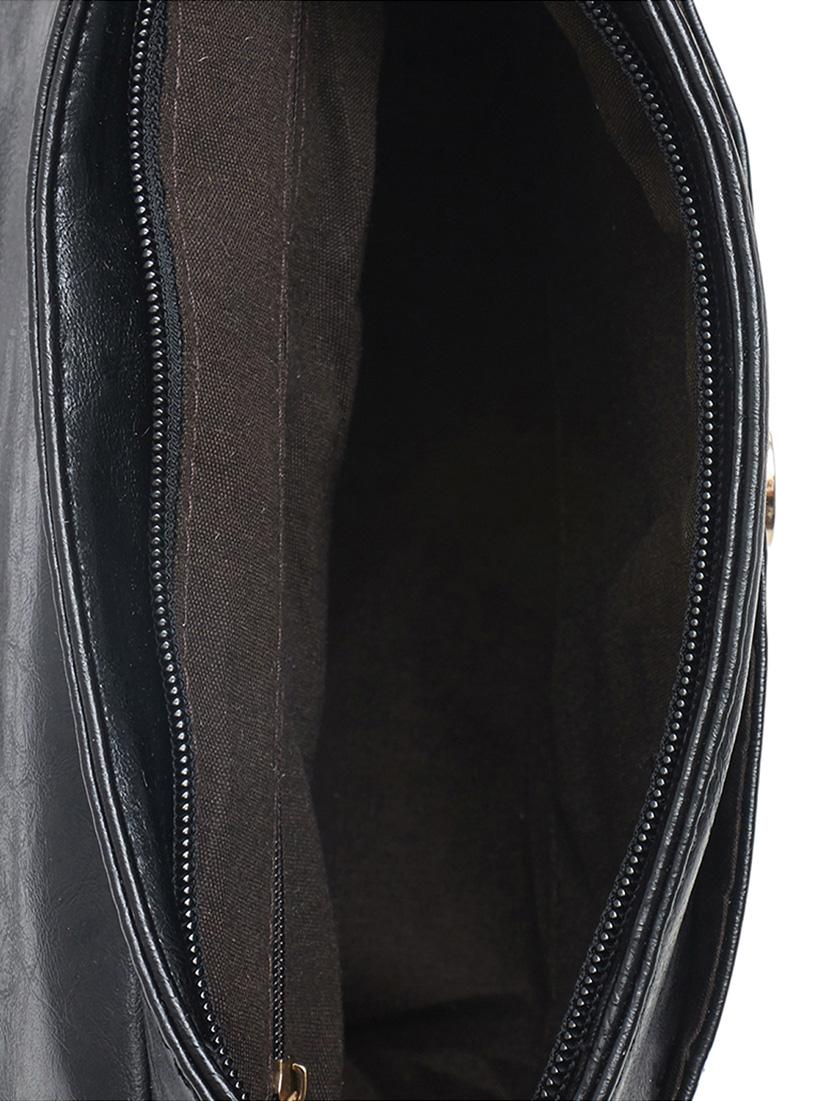 black polyester sling bag - 12905437 - Standard Image - 2