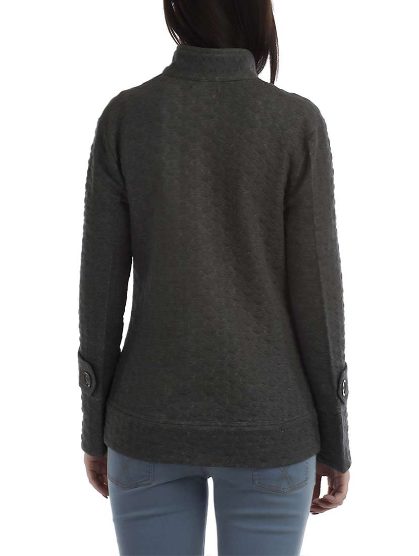 grey woolen fleece jacket - 12906173 -  Standard Image - 2