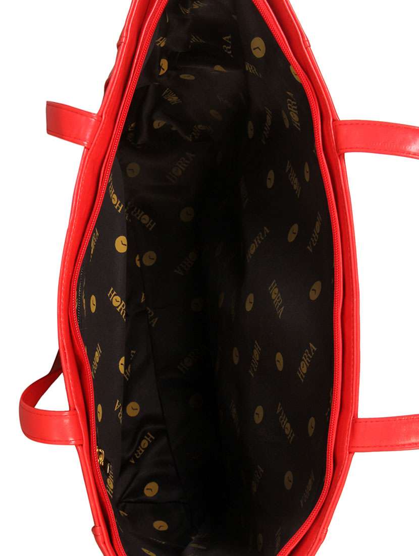 red leatherette handbag - 12906305 -  Standard Image - 2