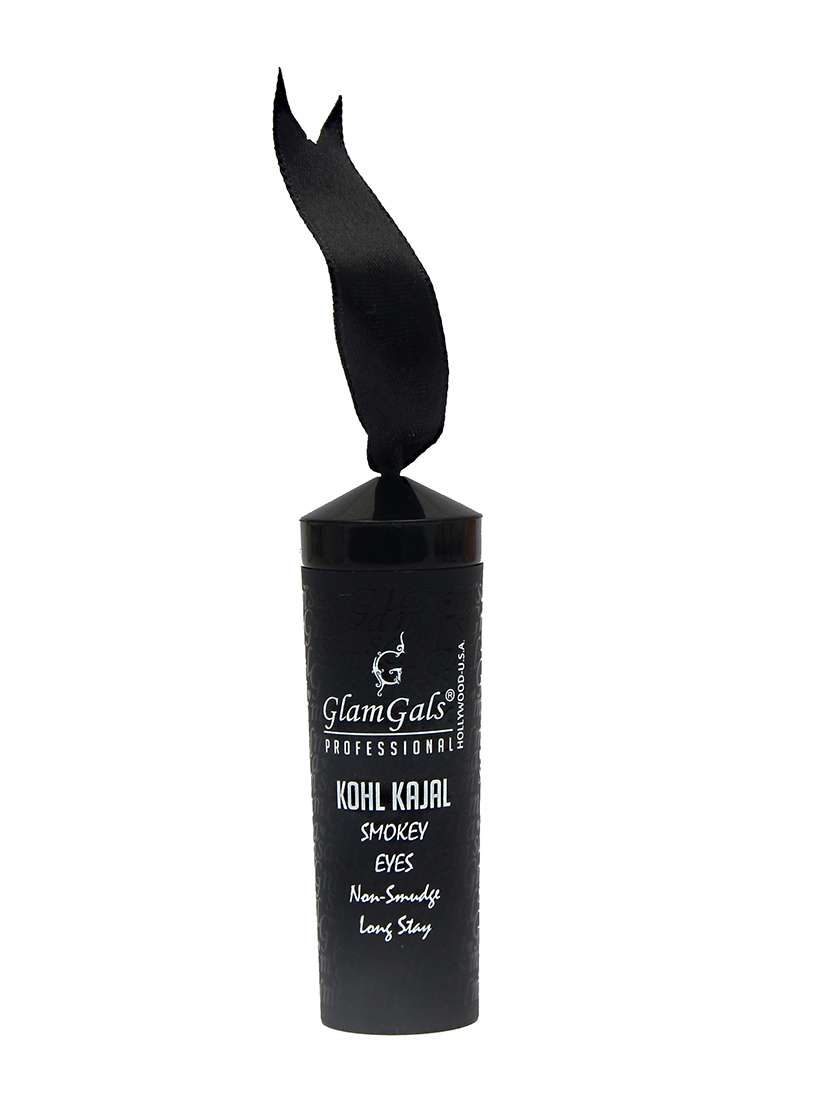 glamgals hollywood-u.s.a kohl kajal smokey & dark blue eyes,matte finish, 3.5g