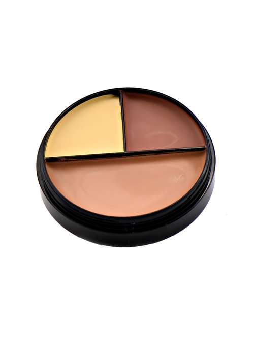 glamgals hollywood-u.s.a matte finish waterproof trio concealer palette(3 shades) - 12906524 - Standard Image - 0